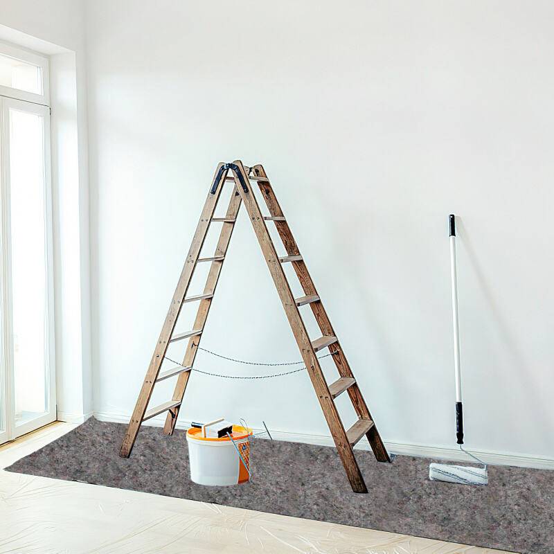 1x 50m Rolle Abdeckvlies Malervlies Schutzvlies Vlies für Maler und Heimwerker 220 g/m² 2 Stück