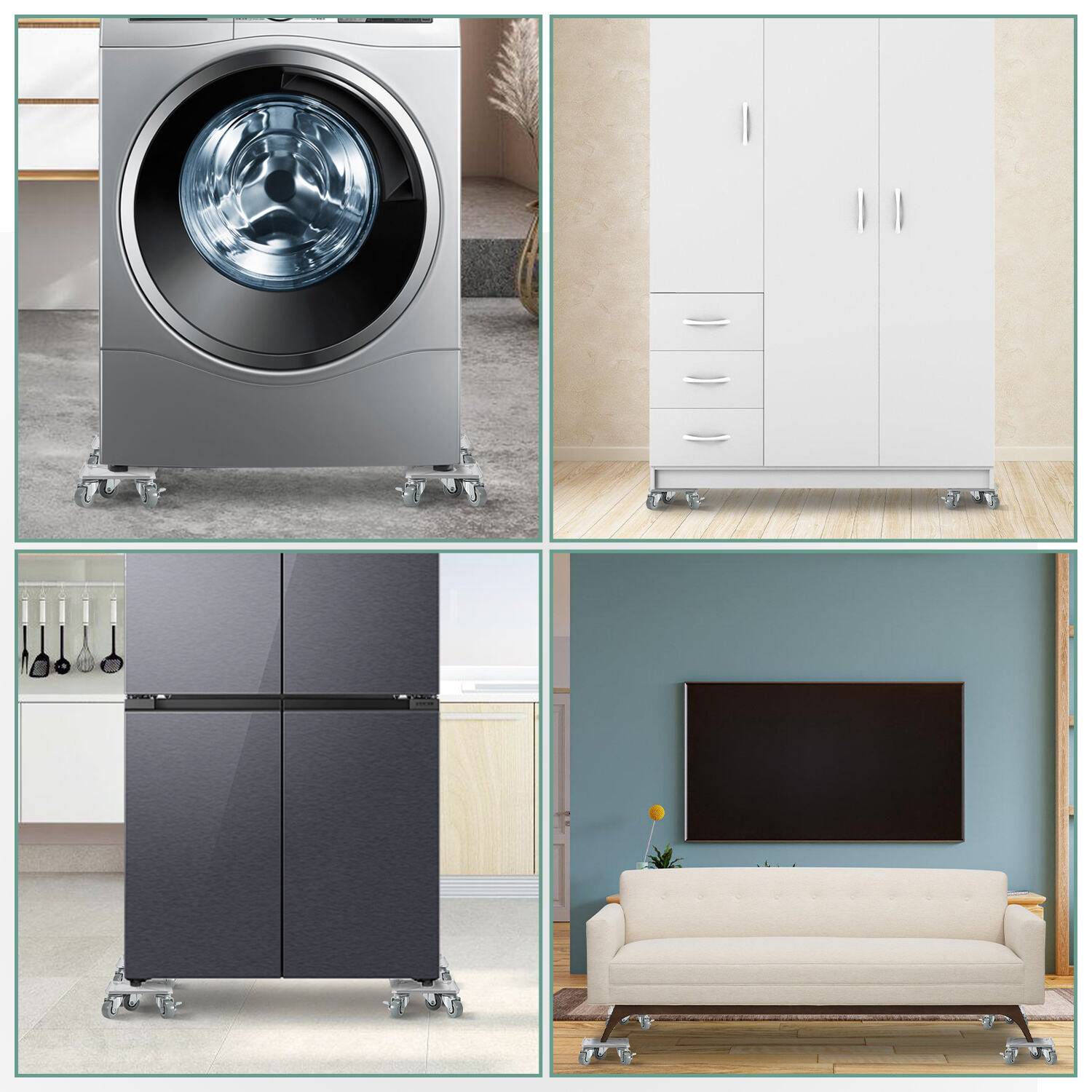 Möbelheber 4 stück Möbelroller 500KG Umzughelfer Möbel Transport Möbelhund Transporthilfe Möbelrücker