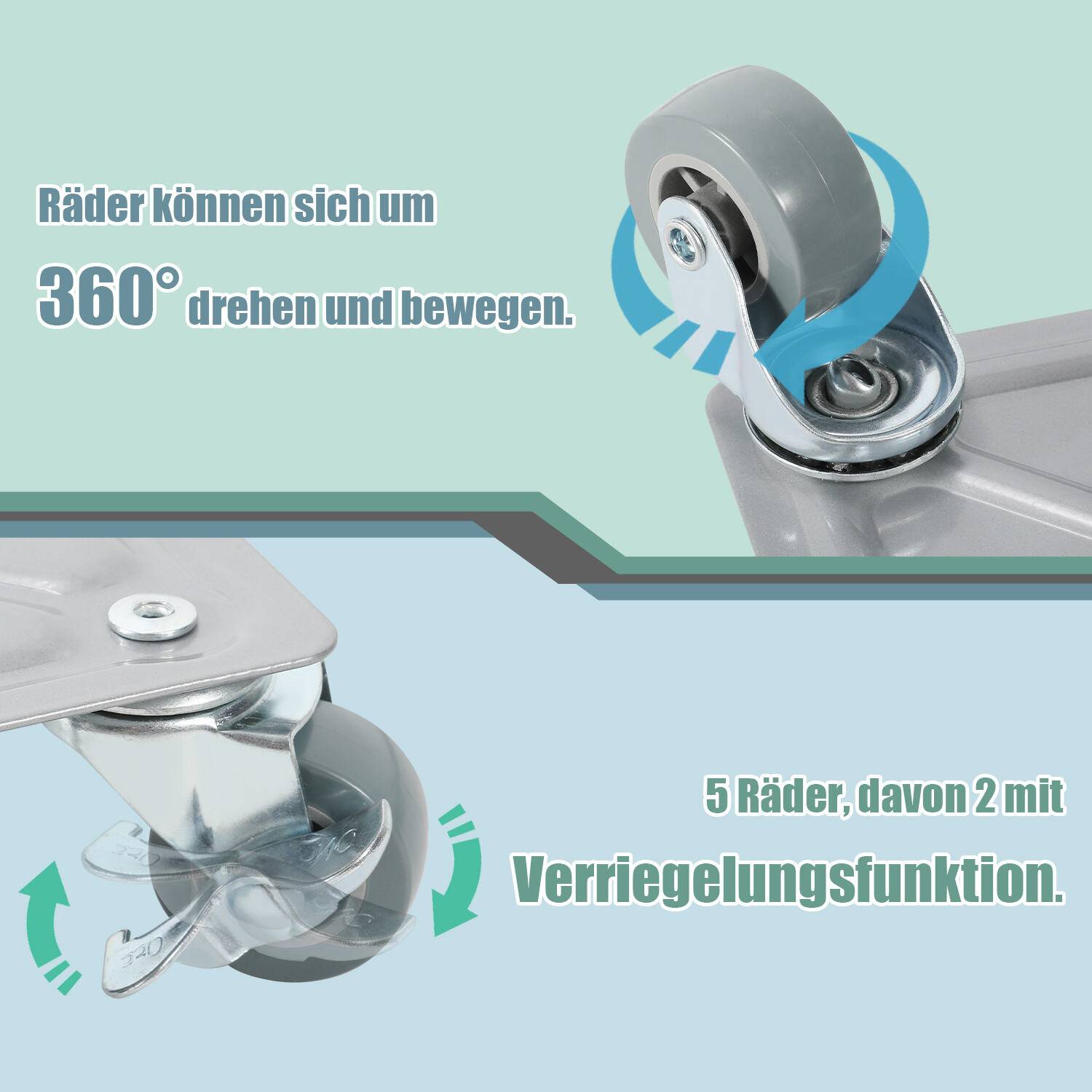 Möbelheber 8 stück Möbelroller 500KG Umzughelfer Möbel Transport Möbelhund Transporthilfe Möbelrücker