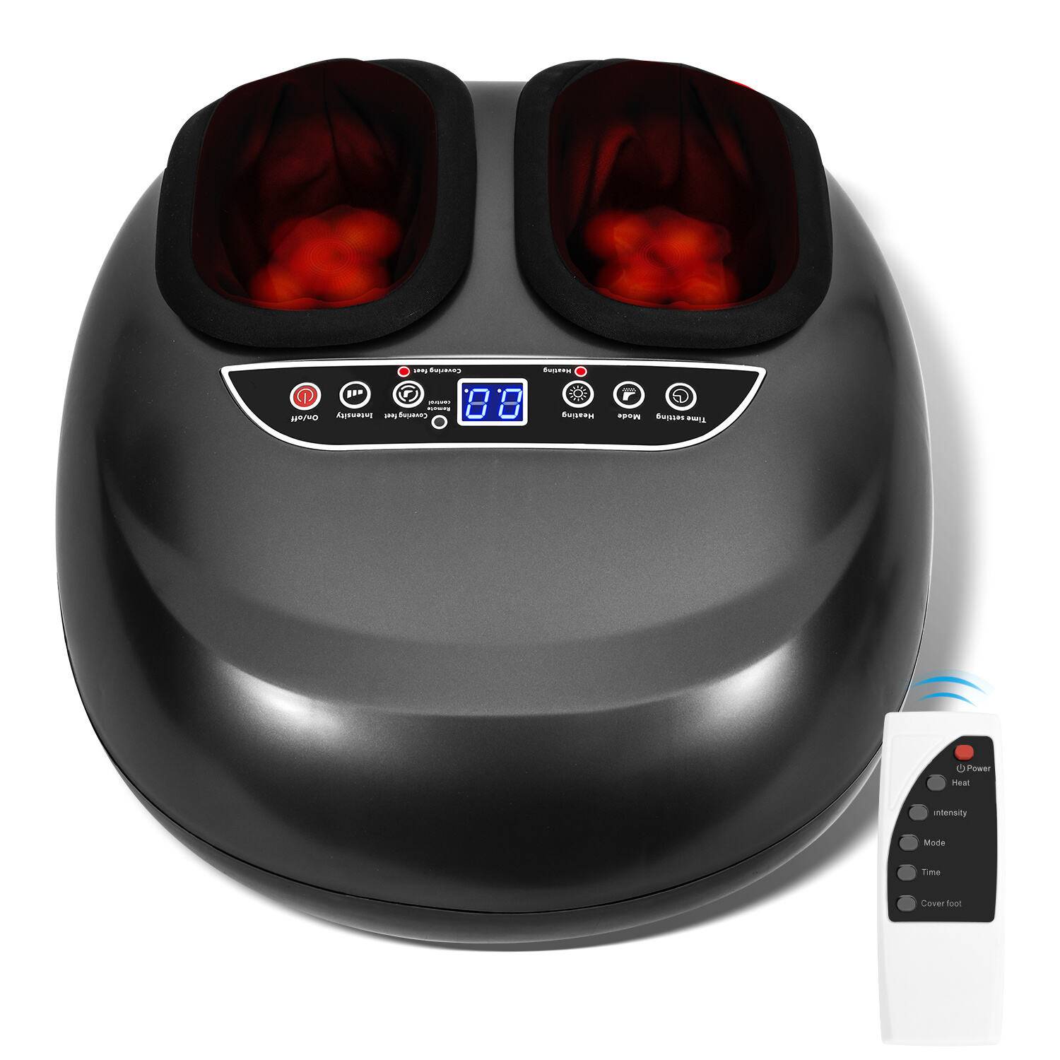 Elektrisches Fußmassagegerät Unterwegs tragbares Fußmassagegerät Wärmefunktion