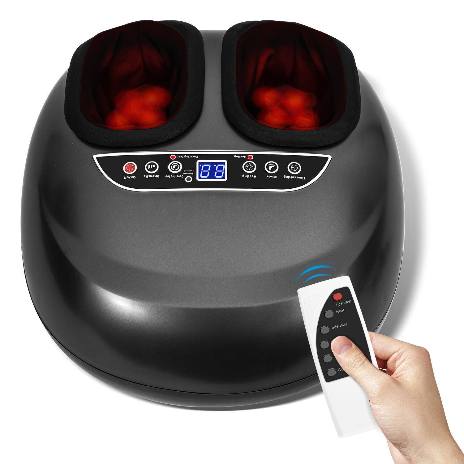 Elektrisches Fußmassagegerät Unterwegs Fernbedienungen Luftkompression Therapie