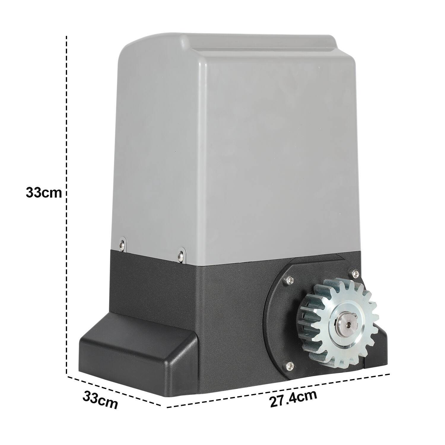Schiebetorantrieb Toröffner 550W Motor Set bis 1200kg Torantrieb Automatischer Mit WiFi Bluetooth APP und Fernbedienung + Schlüssel