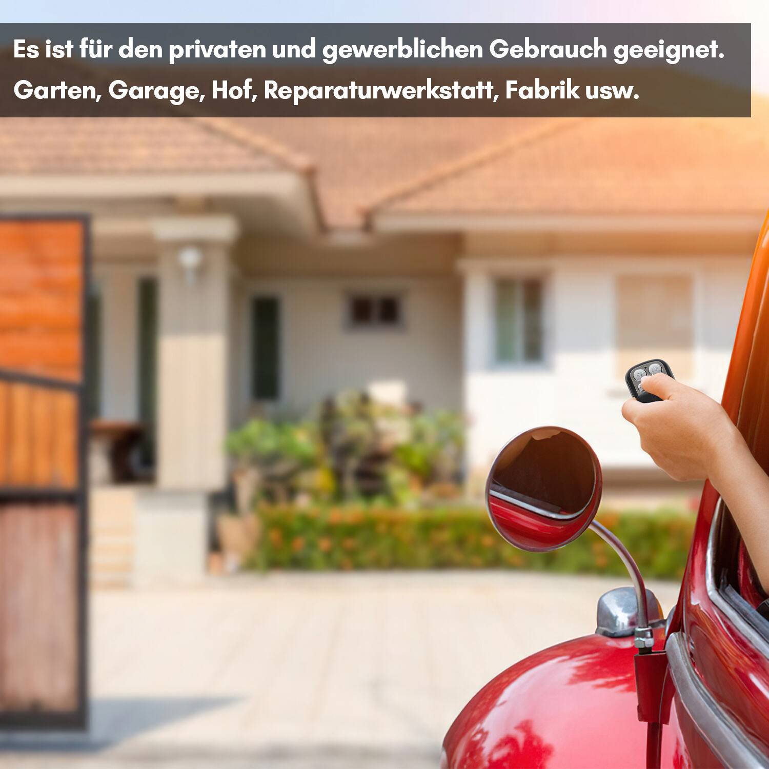 Schiebetorantrieb Toröffner 550W Motor Set bis 1200kg Automatischer Torantrieb Mit Fernbedienung + Schlüssel