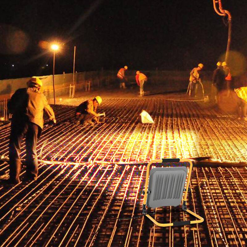 LED Baustrahler Fluter stativ 6000K Austellenlampe LED Fluter Floodlight IP66 100W