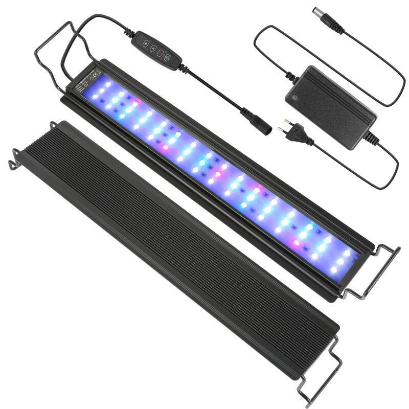 30-45 cm LED Aquarium Lampe Tank Leuchtet Unterwasser Beleuchtung Dimmbar 3 Lichtmodi mit Timer,10W