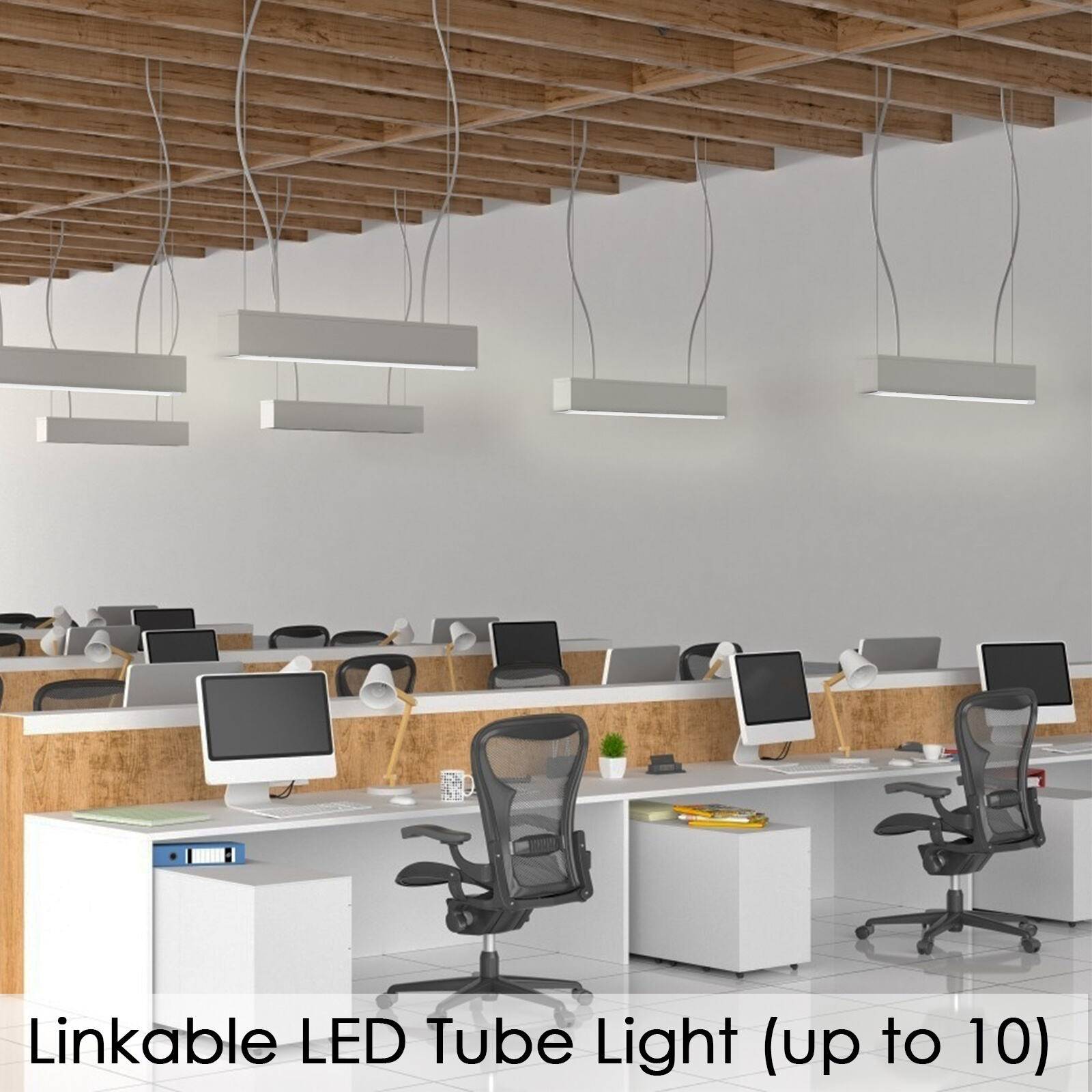 LED Feuchtraumleuchte Wannenleuchte 48W 150cm Deckenleuchte für Garage Lager Feuchtraum Garten Röhre IP65 Tageslicht 4000K