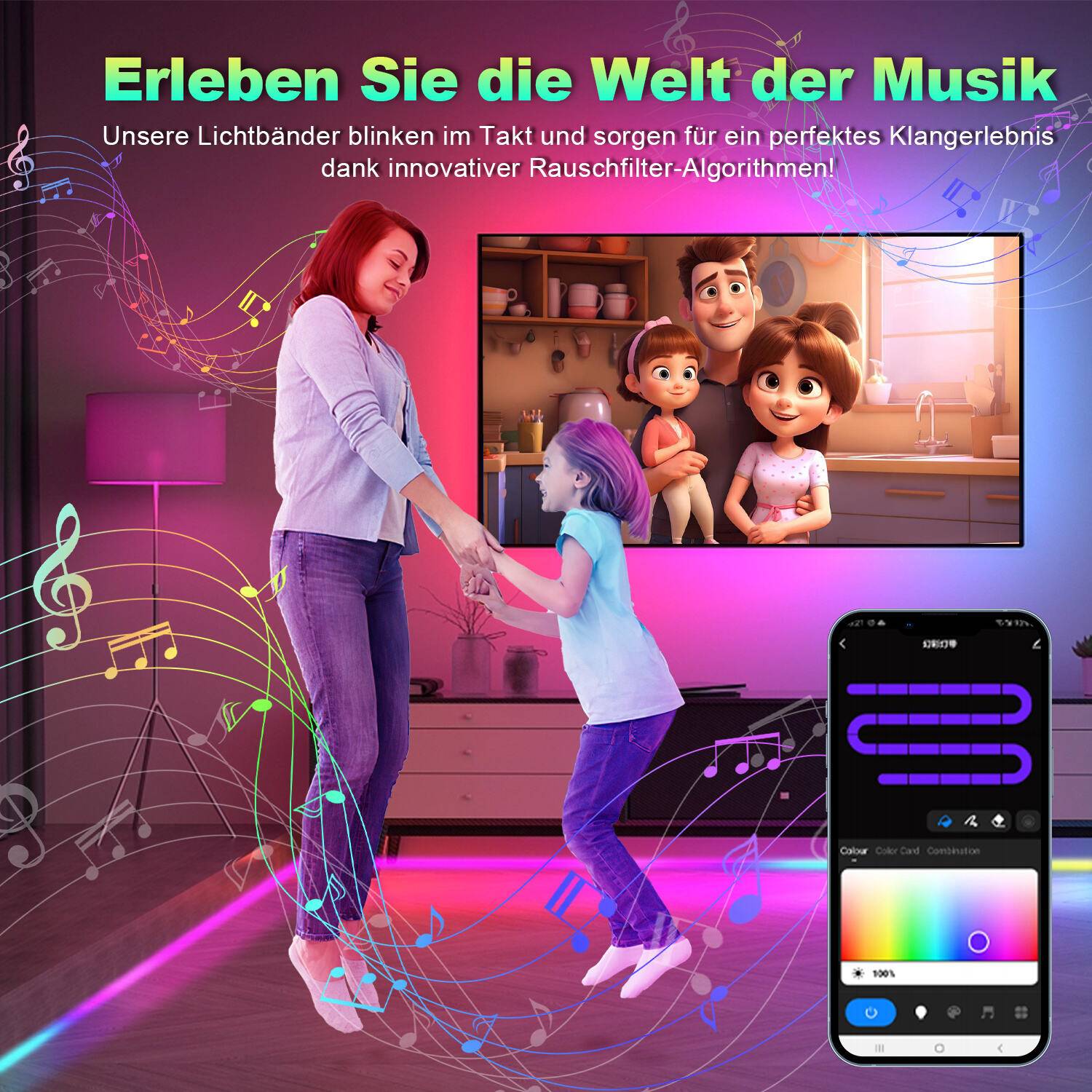 NEON LED Streifen Dimmbar 10M, RGBIC Neon LED Strip, App Steuerung und Fernbedienung Timer Musik Sync, mit Alexa und Google Assistant Innen Außen