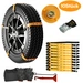 Schneeketten 10 Stück Auto Anti-Rutsch Spikes Universal Reifenketten für Reifenbreite 175-295 mm für meisten PKW LKW SUV Schneeketten 10 Stück Auto Anti-Rutsch Spikes Universal Reifenketten für Reifenbreite 175-295 mm für meisten PKW LKW SUV