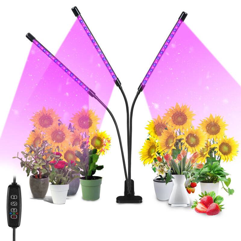 Grow Lampe LED Pflanzenlampe Vollspektrum Pflanzenlicht Zimmerpflanzen 30W Wachstumslampe