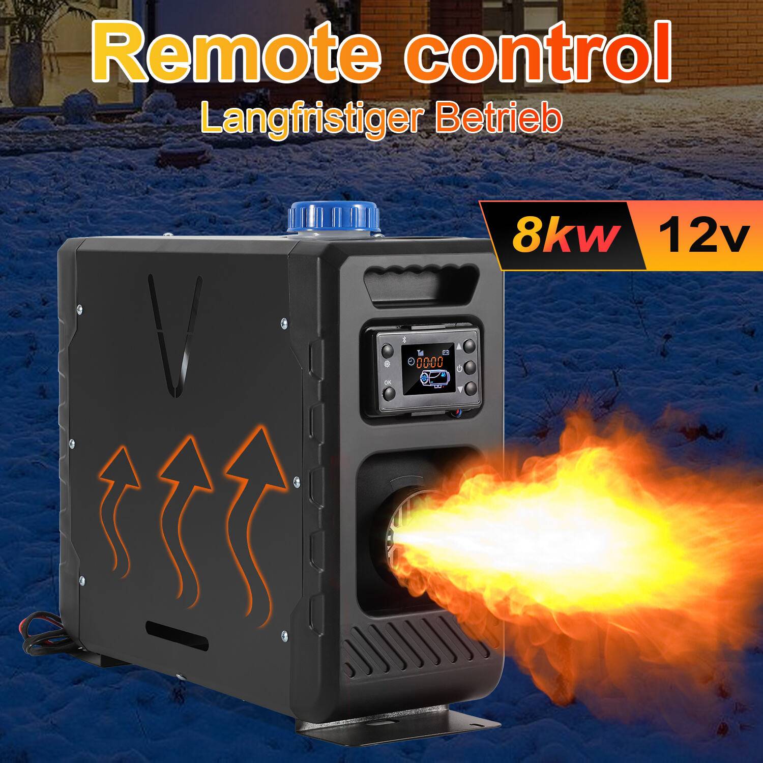 Standheizung Diesel 12KW 8kW Auto Kraftstoff Diesel Standheizung Ölheizung Ölheizgerät Luftheizung Air Diesel Dieselheizung Verbrennungsheizung mit