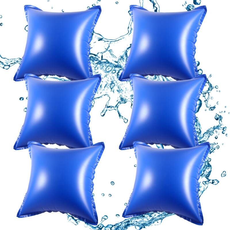6pcs Poolkissen Pool Winter Luftkissen 122 x 122 x 60 cm, Pool Luftkissen, Polster, Winterkissen für Abdeckplanen Poolabdeckung Winter Überwinterung