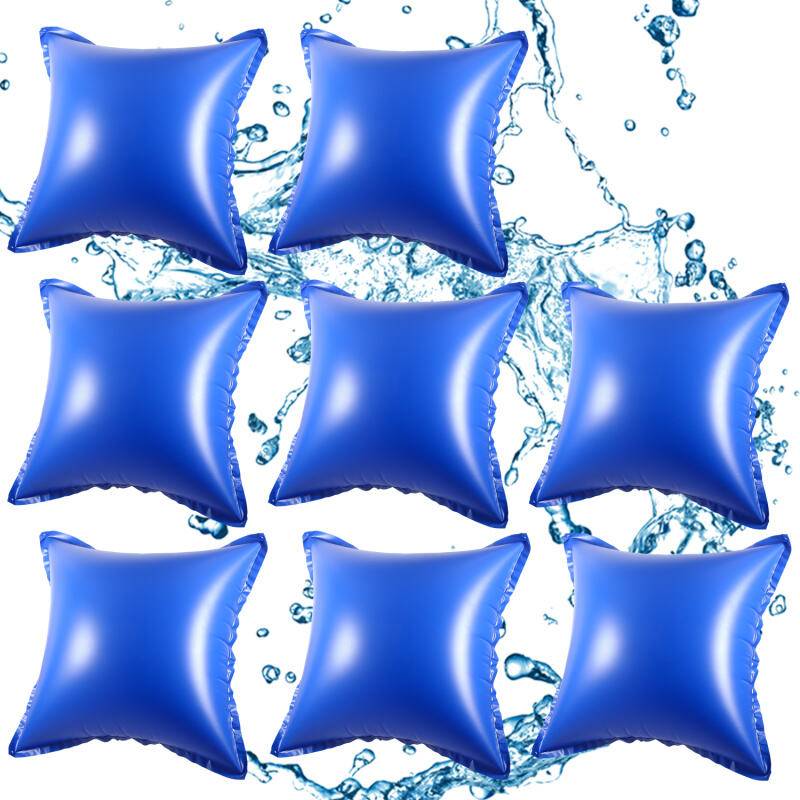 8pcs Poolkissen Pool Winter Luftkissen 122 x 122 x 60 cm, Pool Luftkissen, Polster, Winterkissen für Abdeckplanen Poolabdeckung Winter Überwinterung