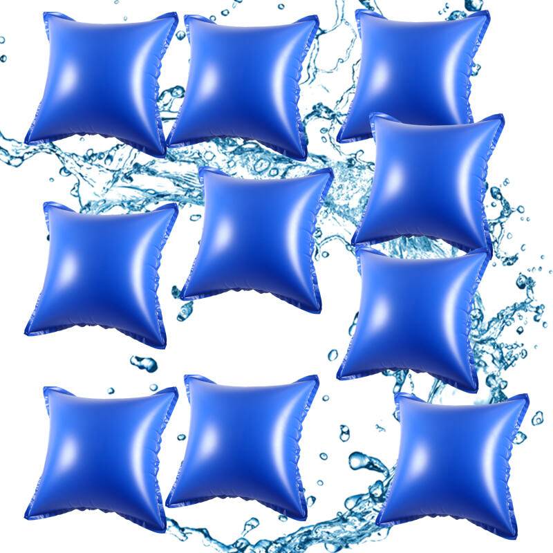 10pcs Poolkissen Pool Winter Luftkissen 122 x 122 x 60 cm, Pool Luftkissen, Polster, Winterkissen für Abdeckplanen Poolabdeckung Winter Überwinterun