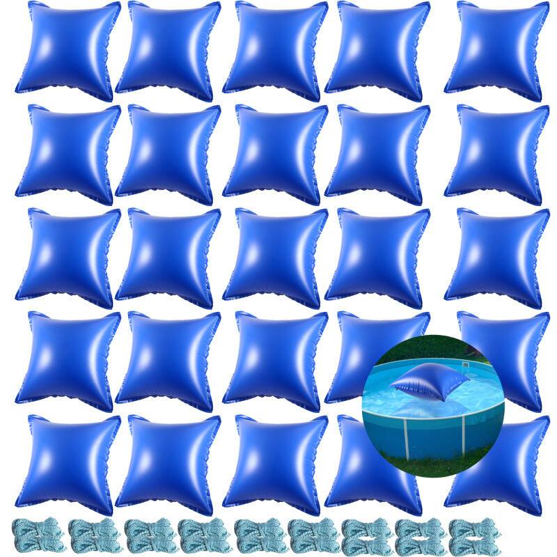 20pcs Poolkissen Pool Winter Luftkissen 122 x 122 x 60 cm, Pool Luftkissen, Polster, Winterkissen für Abdeckplanen Poolabdeckung Winter Überwinterun