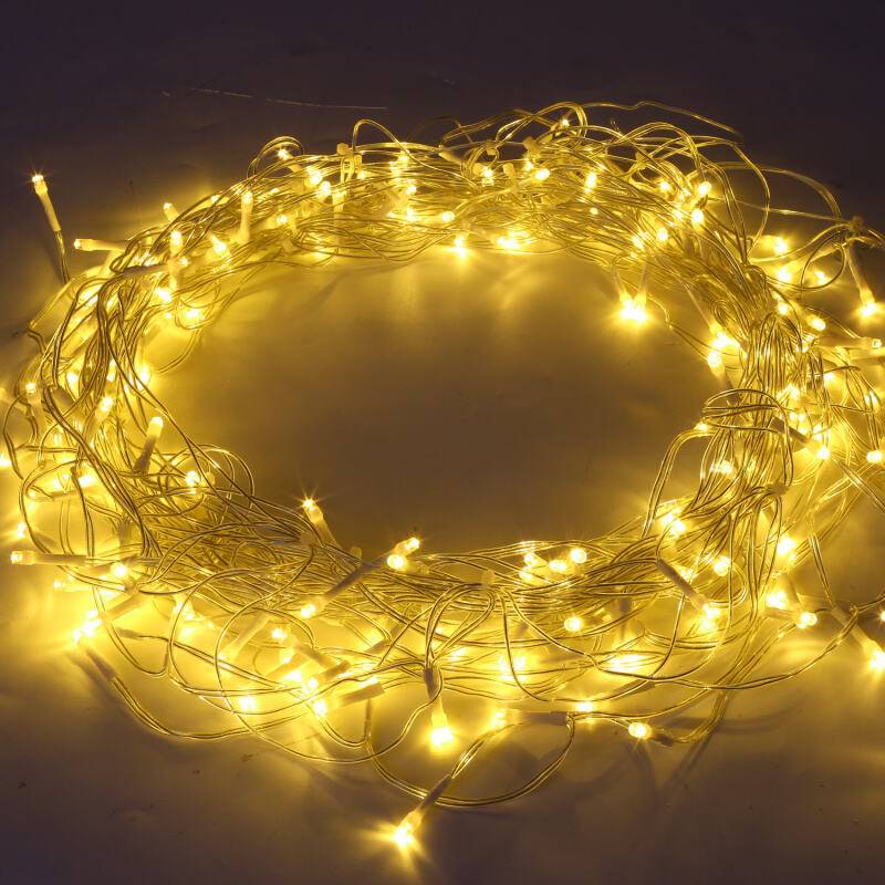 10M 200LEDs LED-Lichterkette Eisregen LED-Lichtervorhang für Außen Innen Lichterkettenvorhang mit 8 Modi IP44 Wasserfest Weihnachtsdeko aussen Party