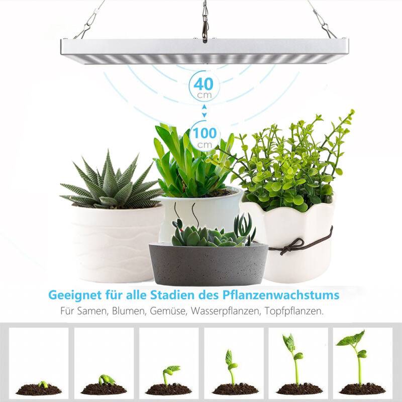 LED 45W Wachstumslampe Pflanzenlicht Pflanzenlampe Grow Lampe Zimmerpflanzen