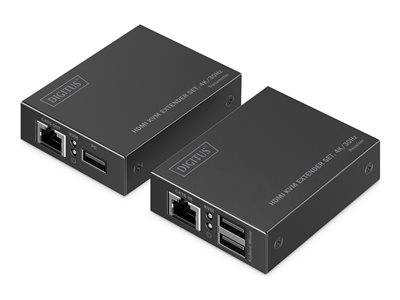 DIGITUS HDMI KVM Extender 4K/30Hz schwarz Multimedia-Technik Verteiler