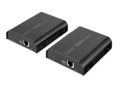 DIGITUS Extender Set HDMI KVM 4K/60Hz schwarz Multimedia-Technik Netzwerkzubehör