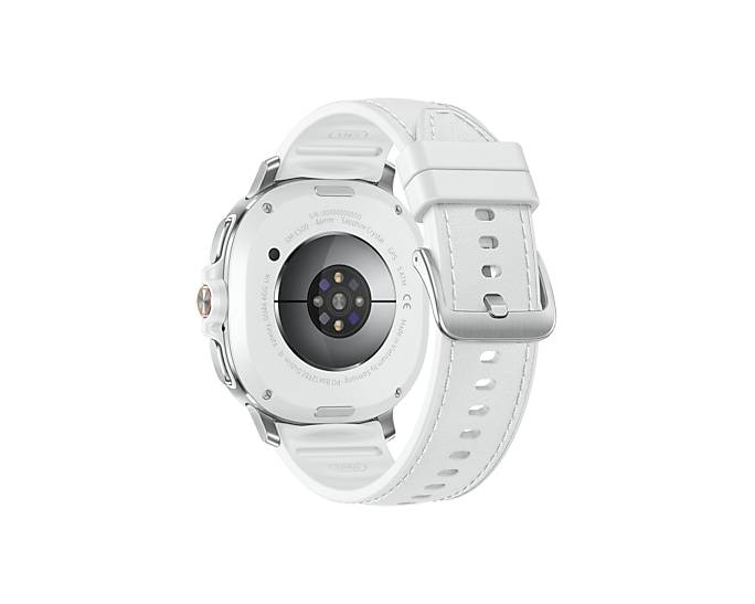Samsung Galaxy Watch8 Classic - 46 mm - intelligente Uhr mit Hybridband - Hybrid-Eco-Leder - Bandgröße: S/M/L - Anzeige 3.4 cm (1.34")