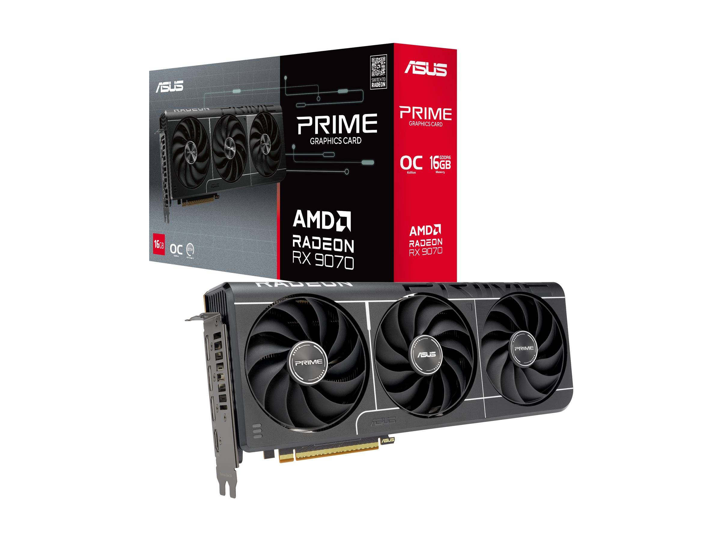 ASUS PRIME-RX9070-O16G-EVO 16GB GDDR6 HDMI DP