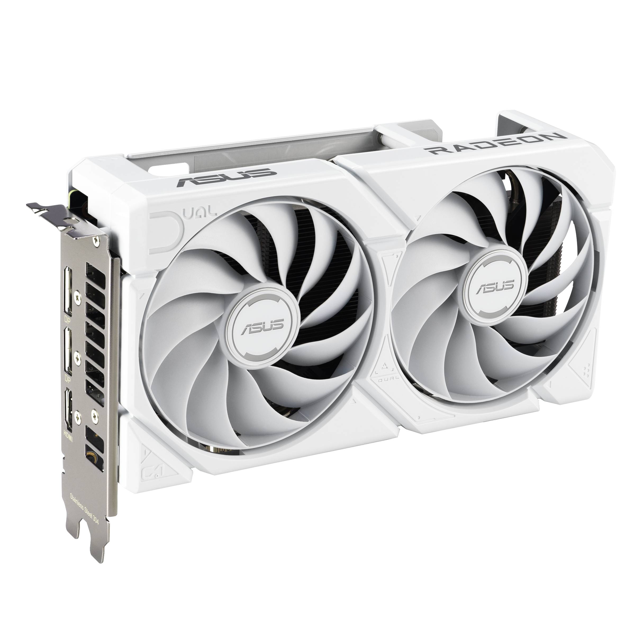 ASUS DUAL Radeon RX 9060 XT 16GB DUAL-RX9060XT-16G-WHITE DDR6 Grafikkarte, HDMI/DP