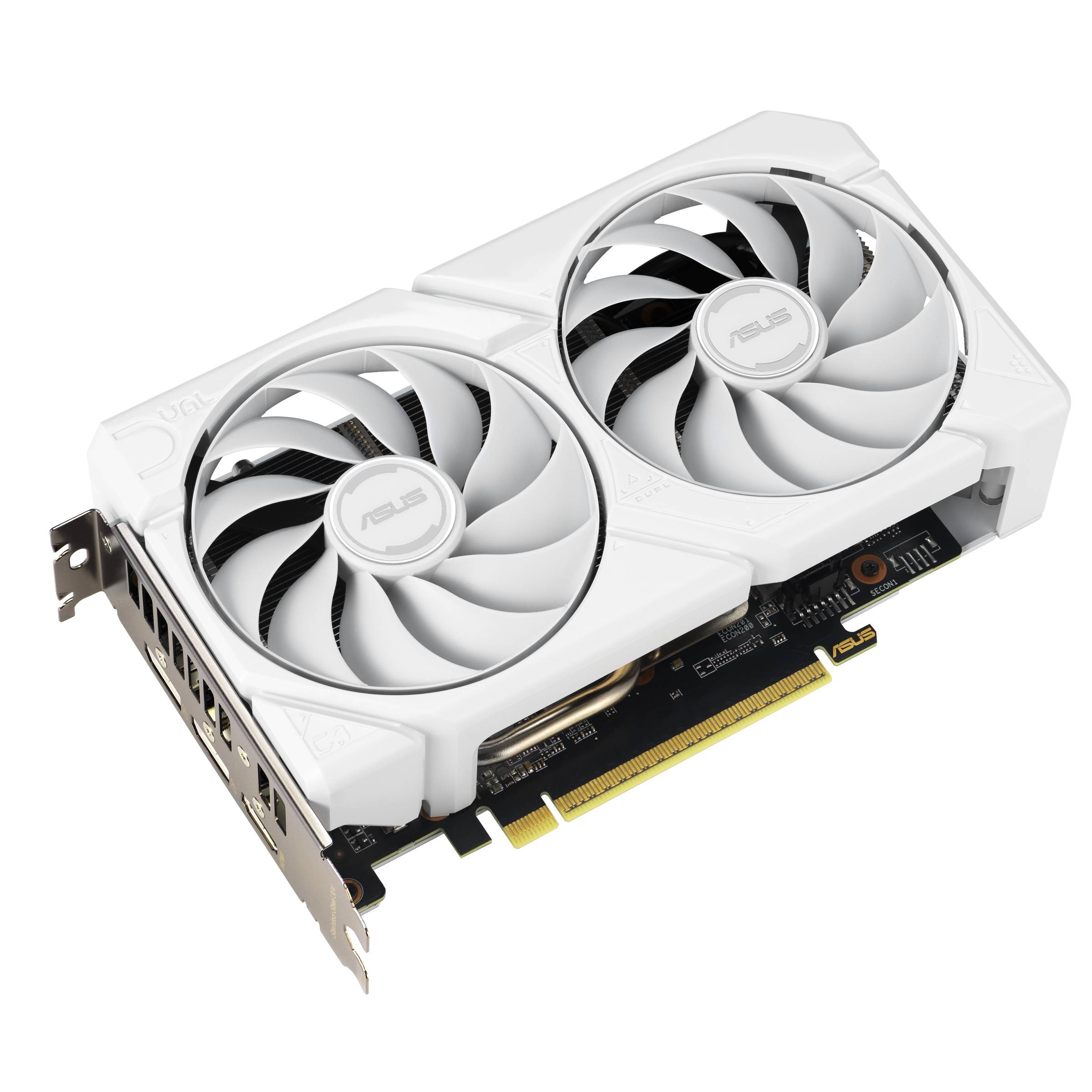ASUS DUAL Radeon RX 9060 XT 16GB DUAL-RX9060XT-16G-WHITE DDR6 Grafikkarte, HDMI/DP