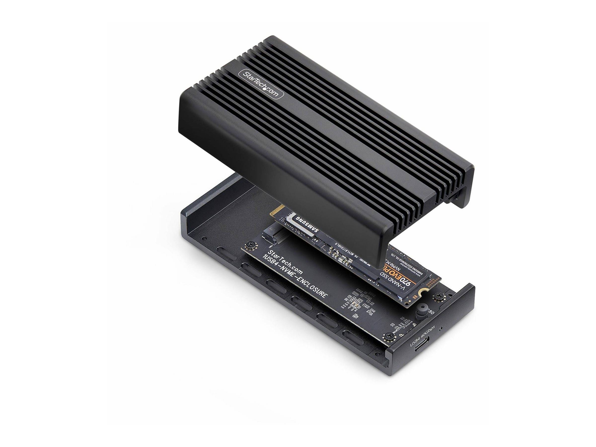 StarTech.com Speichergehäuse - 1 Schächte (PCIe 4.0 x 4 (NVMe))