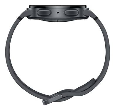 Samsung Galaxy Watch8 - 40 mm - Carbon-Schwarz - intelligente Uhr mit Sportband - Gummi - Graphit - Bandgröße: S/M - Anzeige 3.4 cm (1.34")