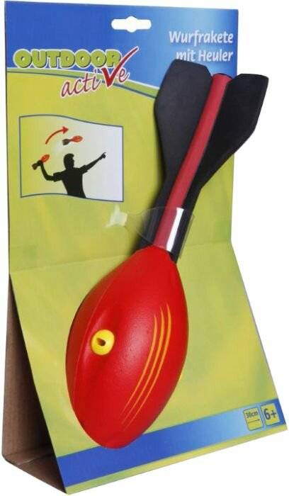 Vedes Outdoor active Wurfrakete mit Heuler, Lä nge 30 cm