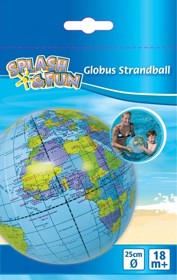 SF Strandball Globus, # 25cm