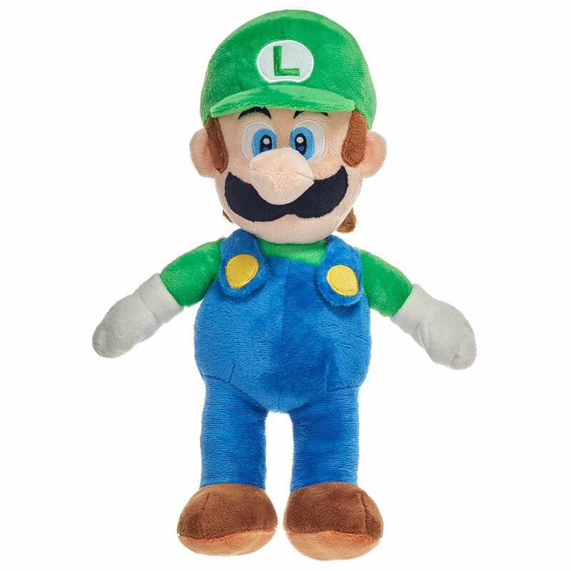 Mario Bros Luigi weiches Plüschtier 38cm