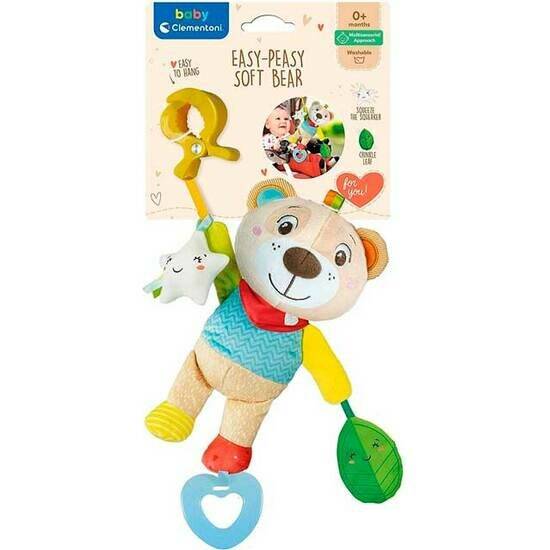 Clementoni Clip Easy Peasy Stofftier - Bär