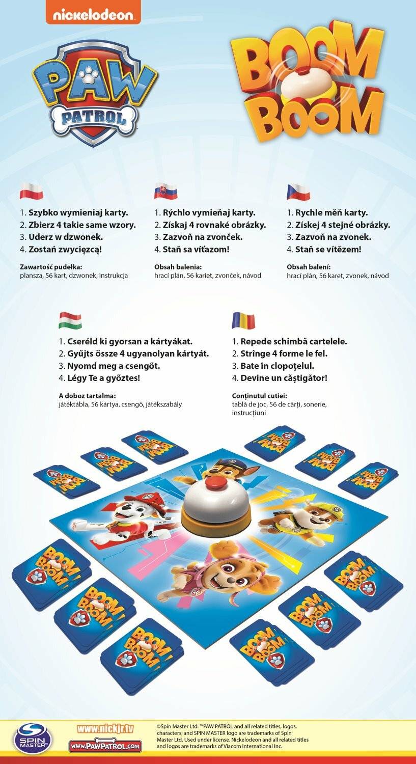 TREFL Spiel Boom Boom Paw Patrol