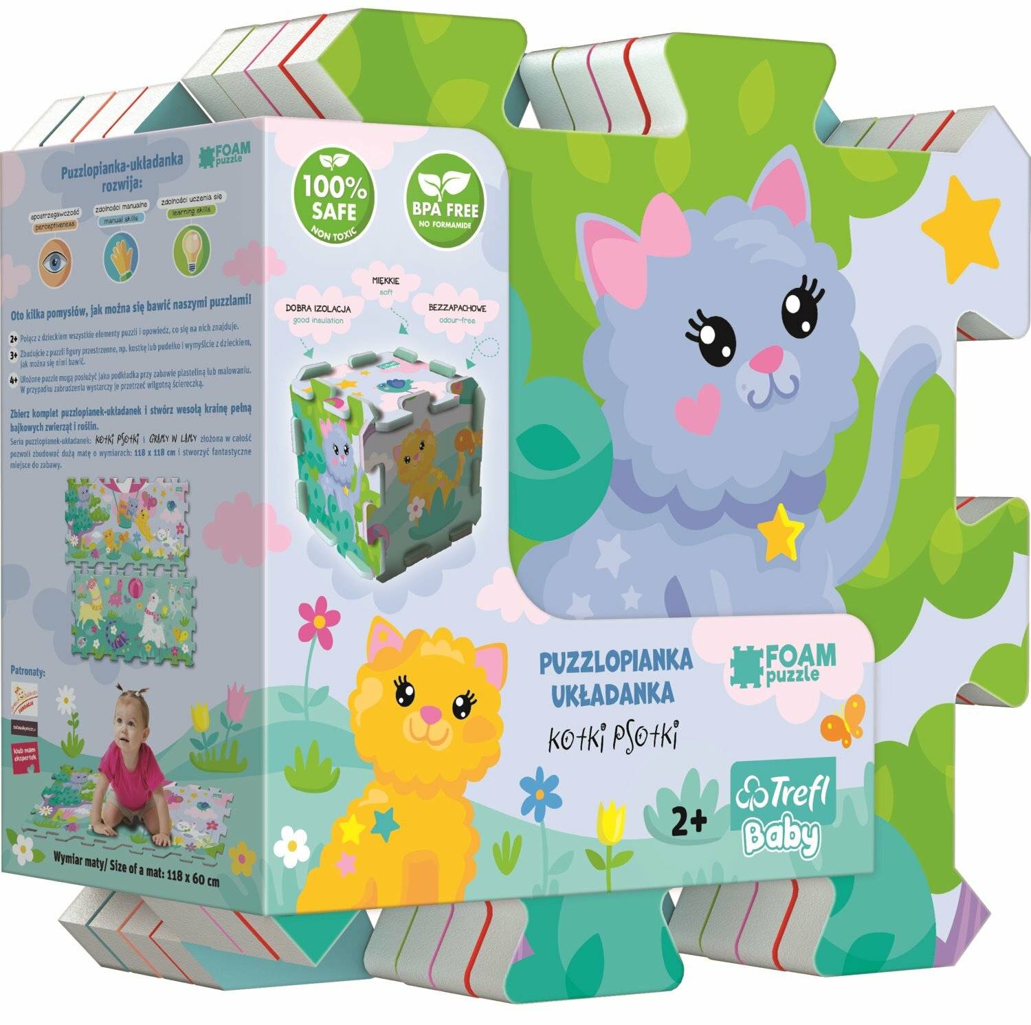 TREFL Schaumstoff-Puzzle Schelmische Kätzchen