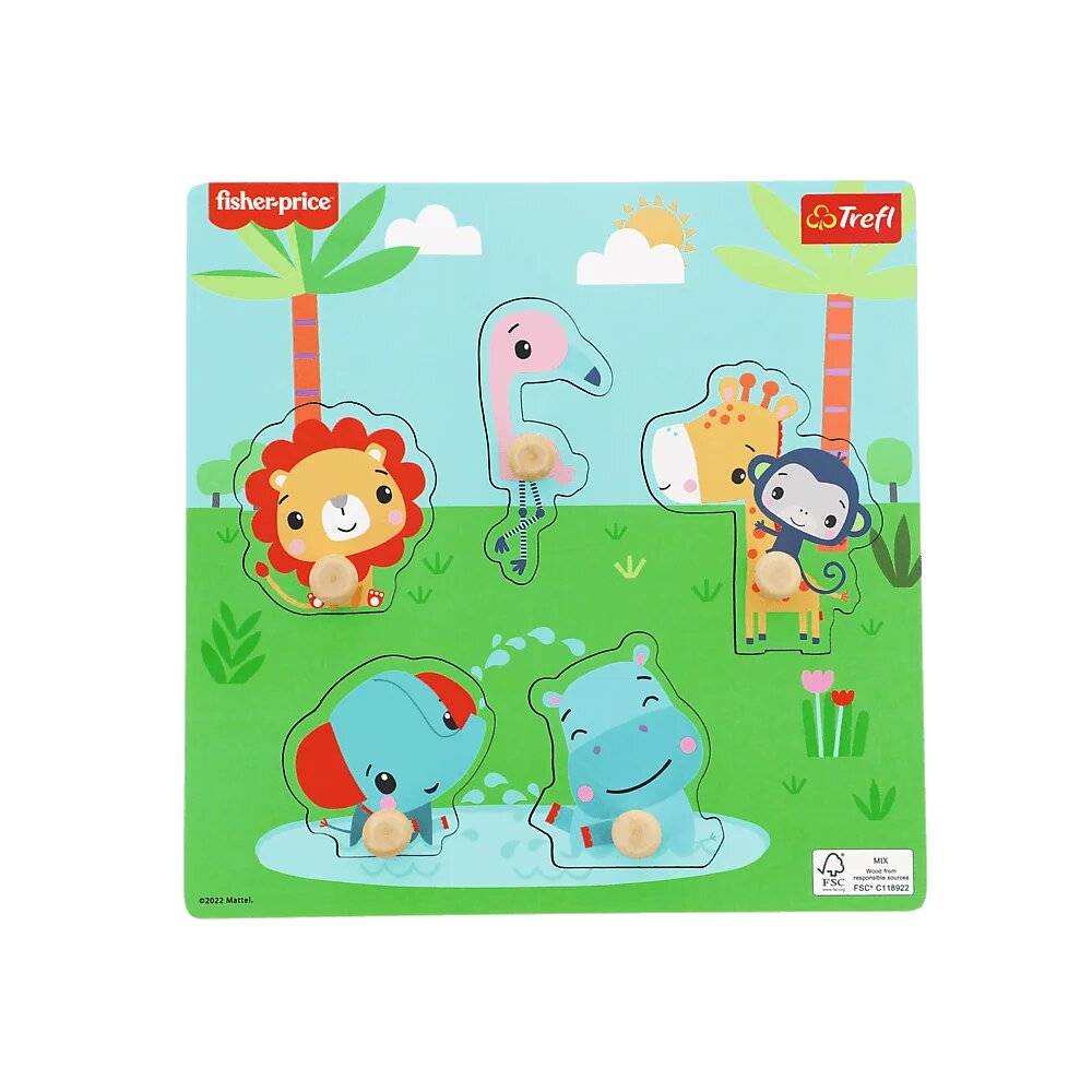 TREFL-Holzpuzzle Spaß in der Wildnis