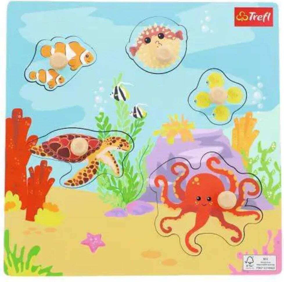 TREFL Holzpuzzle Unterwasser