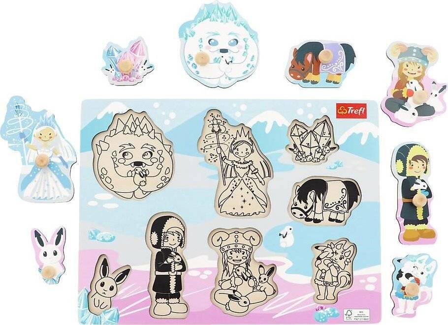 TREFL Holzpuzzle Eisburg