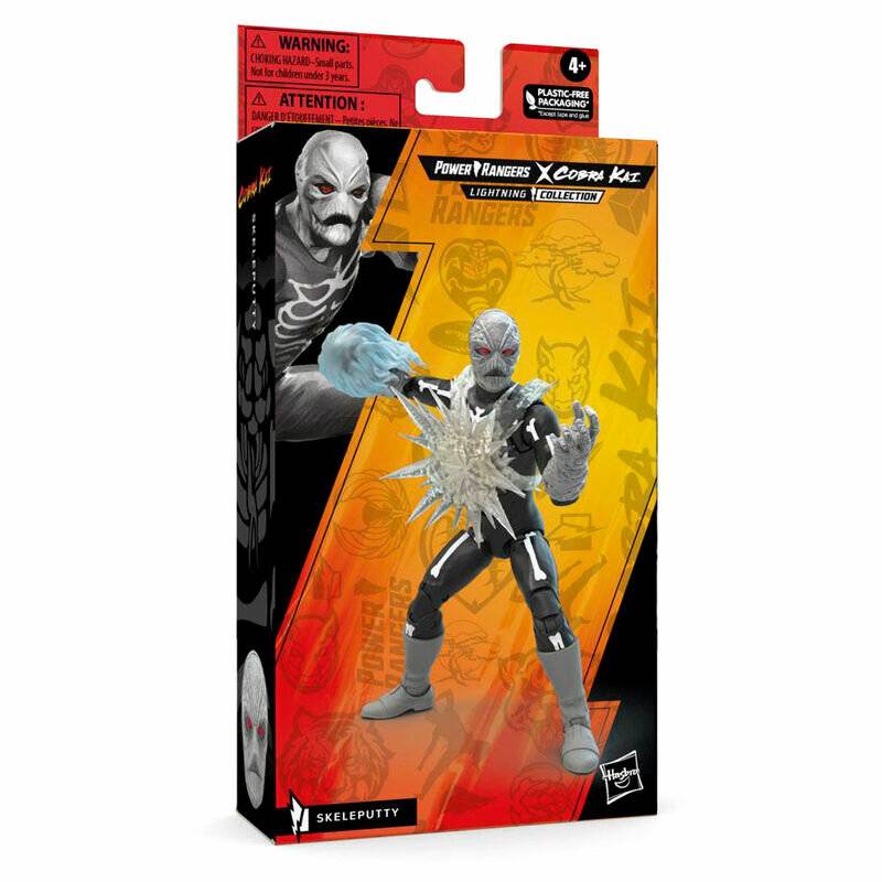 Power Rangers x Cobra Kai Ligtning Collection Actionfigur Skeleputty 15 cm