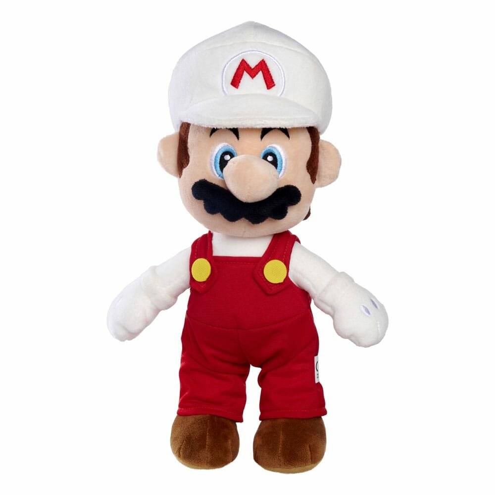 Super Mario - Feuer Mario Plüsch (30 cm)
