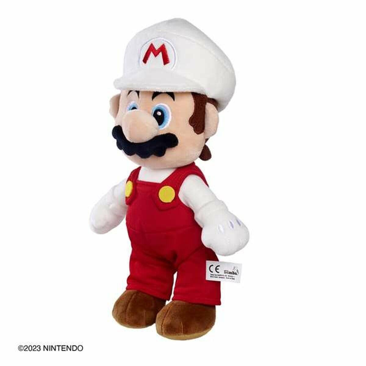 Super Mario - Feuer Mario Plüsch (30 cm)