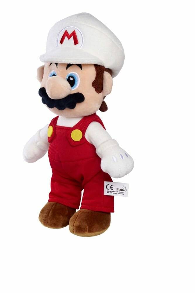 Super Mario - Feuer Mario Plüsch (30 cm)