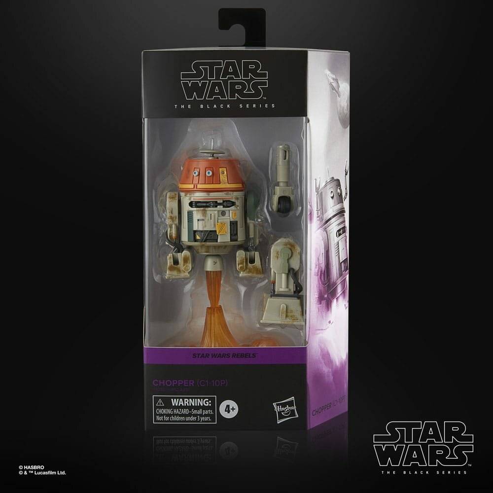 Star Wars: Rebels Black Series Actionfigur Chopper (C1-10P) 15 cm