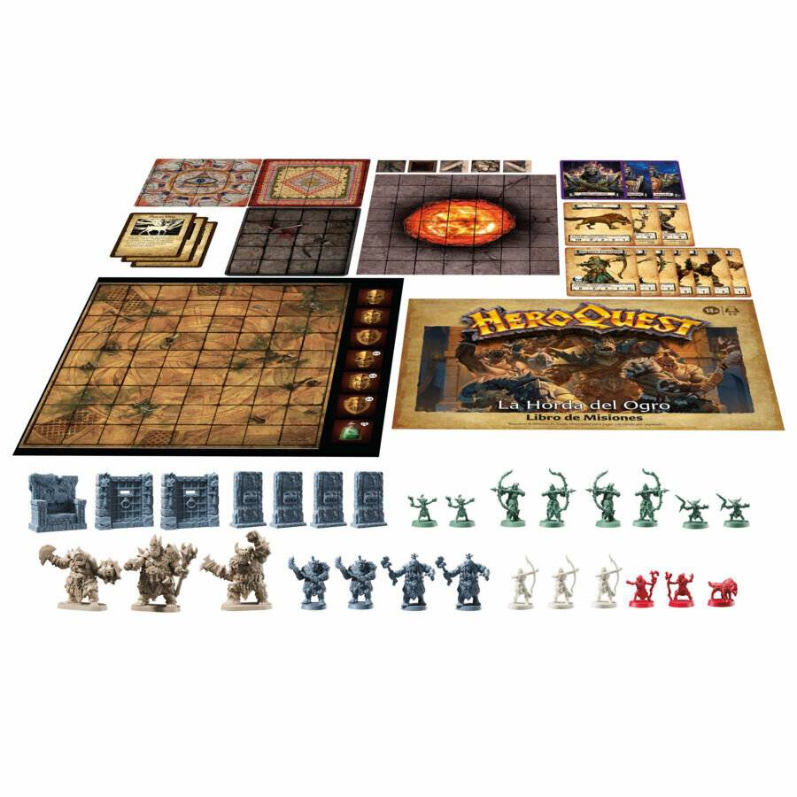 Hasbro Spanisches Brettspiel Heroquest The Ogre Horde Erweiterung