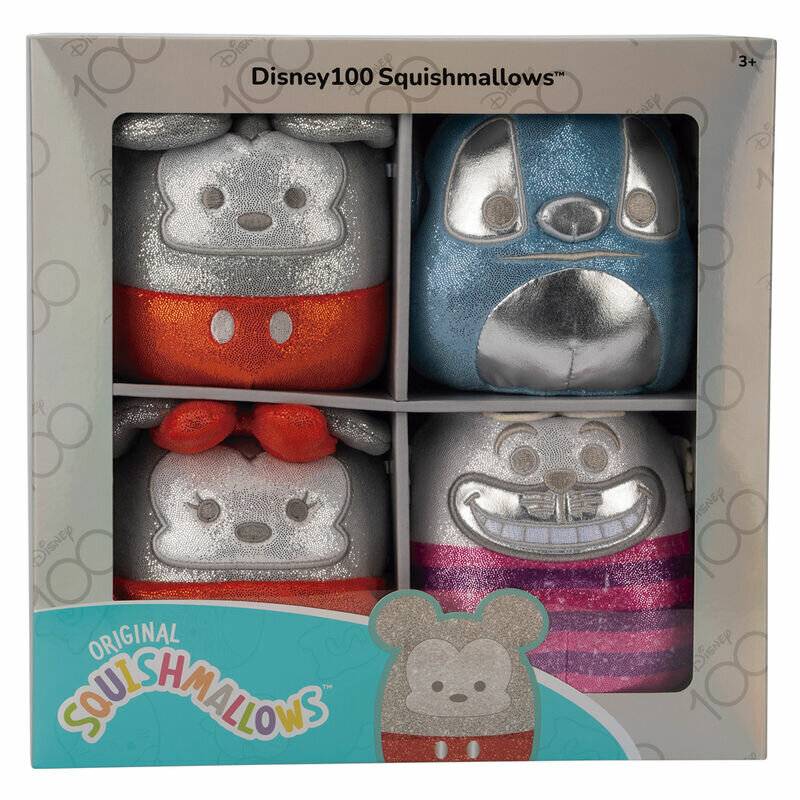 Squishmallows Disney 100th Anniversary Pack 4 Plü schtiere 12cm