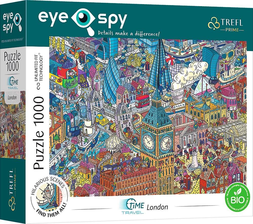 TREFL Puzzle UFT Eye-Spy Zeitreise: London 1000 Teile