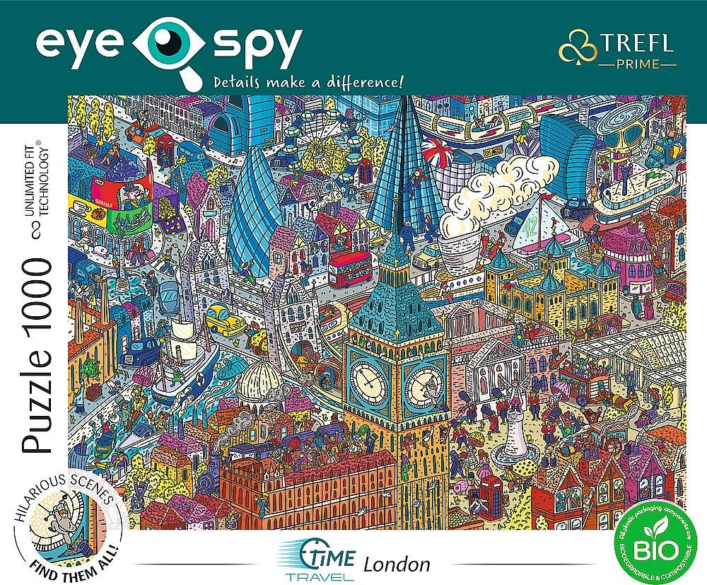 TREFL Puzzle UFT Eye-Spy Zeitreise: London 1000 Teile