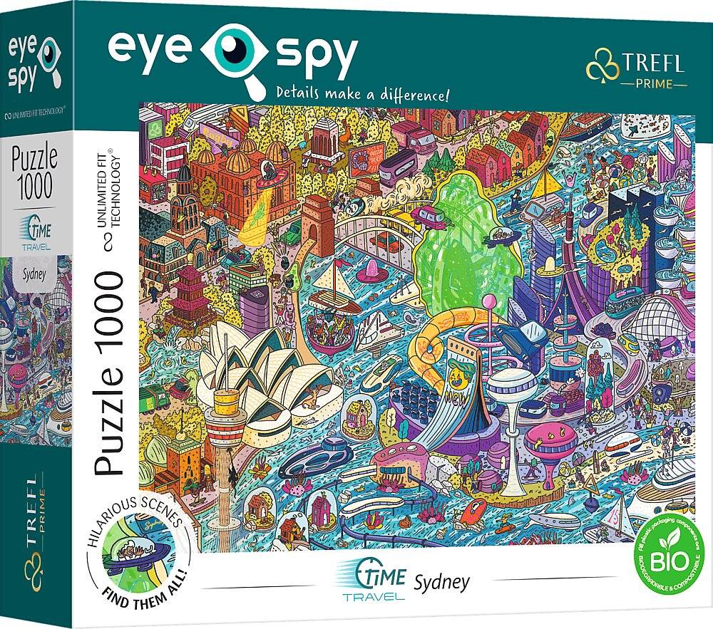 TREFL Puzzle UFT Eye-Spy Zeitreise: Sydney 1000 Teile