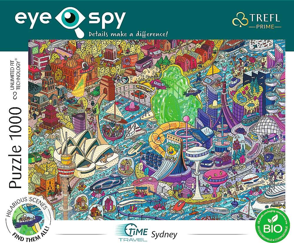TREFL Puzzle UFT Eye-Spy Zeitreise: Sydney 1000 Teile