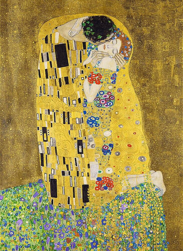 TREFL Holzpuzzle Kunst: Gustav Klimt - Der Kuss 200 Teile