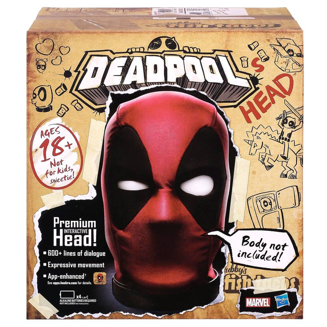 Marvel Legends English Interactive Electronic Deadpool' s Head